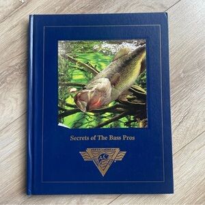 Vintage Secrets of the Bass Pros book hardcover North American fishing club